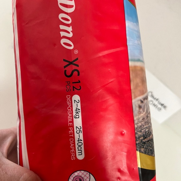 NEW Donó Pet Disposable Pet Diapers XS,NEW 12 pack Dono diapers - Picture 3 of 4